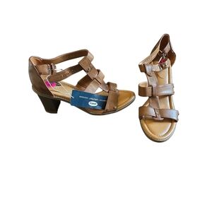 Dr. Scholl's Brown Chunky Heels